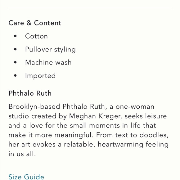 Anthropologies Phthalo Ruth Bonne Annee Varsity crew pullover - Picture 7 of 8